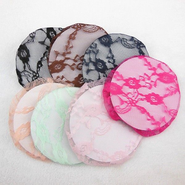 Brand New Women Bun Cover Snood Hair Net Slumber Sleep Ballet Dance Lace Pattinaggio Crochet Decor Colori misti Spedizione gratuita