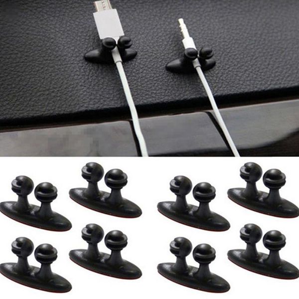 

8pcs car charger line headphone/usb cable cord car clip interior accessories dhl ups ing