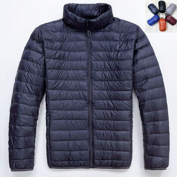 

fall- ultra light down jacket man winter down jacket men down coat winter jacket men, male winter down jacket, Black