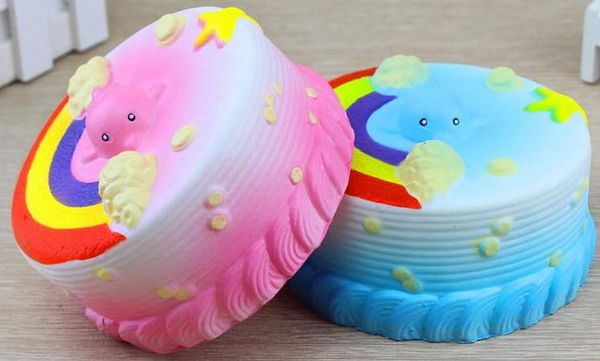 Jumbo 12CM Pane Squishy con fragrante Ocean Cake Kawaii Simpatico Fascino Lento Aumento Pane Panino Kid Toy Regalo Divertimento