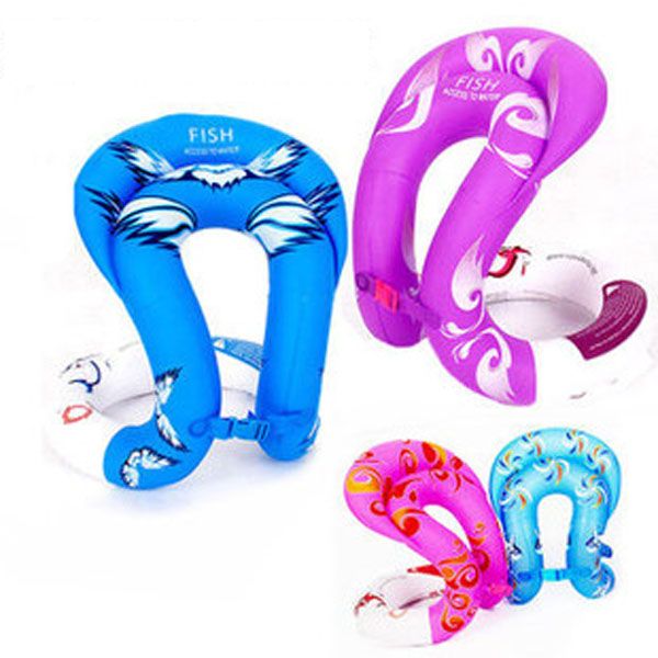 

new baby swimming neck ring swim arm floats inflatable circle swim ring kids swim trainer child swimming pool buoys toys swim
