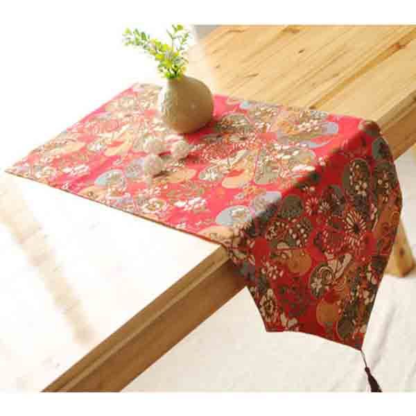

Color Flower Table Runner Christmas Decor Table Ornaments Cloth Runners Wedding Party Decoration for Sale SD721