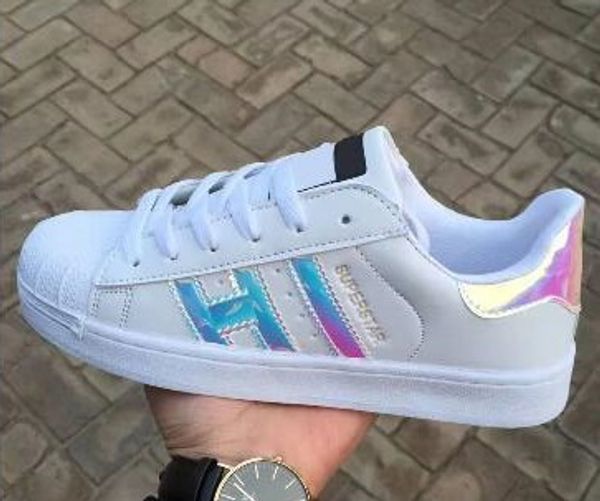 

высокое качество мода спорт Женщины Повседневная обувь суперзвезда обуви зашнур