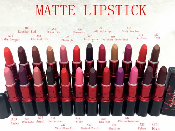 Hot New Cosmetics Matte Lipstick Lip Gloss Makeup Lipstick Lipgloss Make Up Rouge A Levre Lipsticks Dhl Gift Best Makeup Lip Stain From Maccosmeticx