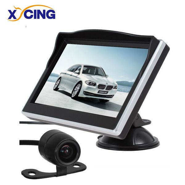 

xycing 5-дюймовый tft жк-экран hd монитор автомобиля парковка вид сзади монитор + 18 мм цвет автомобиля обратный вид сзади резервная камера