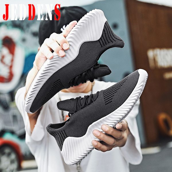 

lace up men shoes light flat men's sneakers plus size men sport shoes air mesh male running shoe spring autumn teenage shoe q24