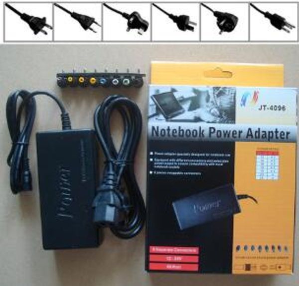 

2019 universal 96w lapnotebook 15v-24v ac charger power adapter with eu uk au us plug with 8 connectors