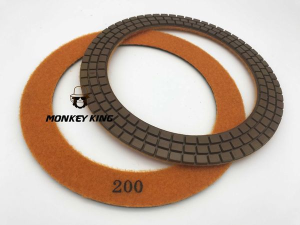 

233mm 9" inch resin bond floor ring grinding polish pad concrete surface