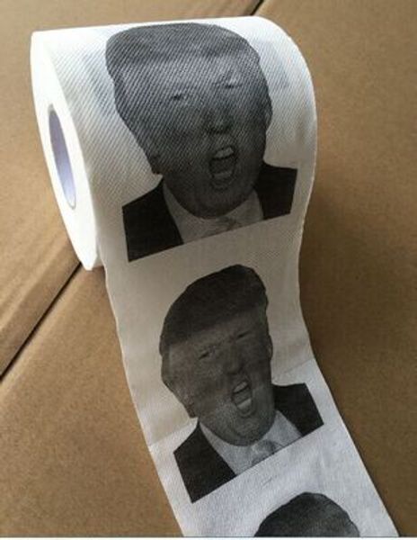 

нечетные новинки дональд трамп рулон бумаги знаменитая туалетная бумага новинка политическая hummor шутка забавный подарок кляп