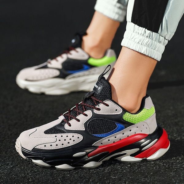 

mens shoes fashion casual shoes comfortable zapatillas de deporte male light breathable big size 38-56 footwear, Black