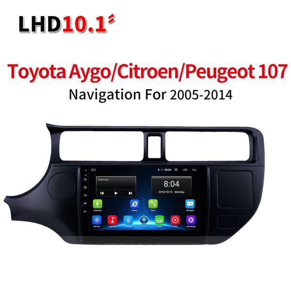 

lionet gps navigation for car aygo// 107 2005-2014 10.1inch lt1025y