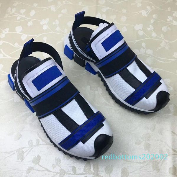 

2020 new retro students harajuku style ulzzang roman shoes sandals for men and women r02, Black