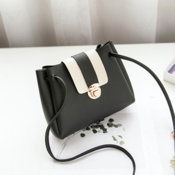 

2020 girls fashion women bags leather wide handbag patchwork shoulder crossbody bucket bag