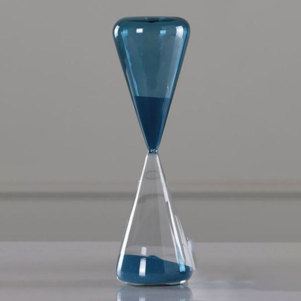 

60minutes hand-blown timer clock magnetic glass sandglass ampulheta crafts sand clock hourglass timer