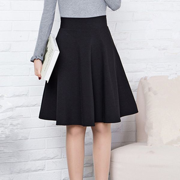 

skirts for women new summer fashion spring 2019 autumn and skirt for women all school skirt clothing formales good quality drop shipping, Black