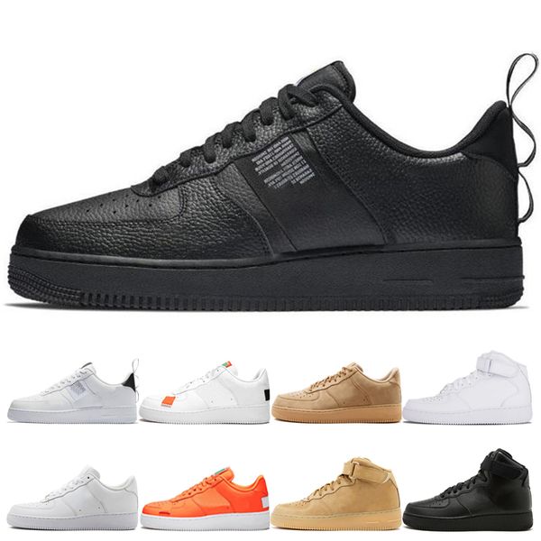 

Hot Sale mens women low running Shoes mesh mens Breathable orange utility white black flax womens designer white high sport sneakers