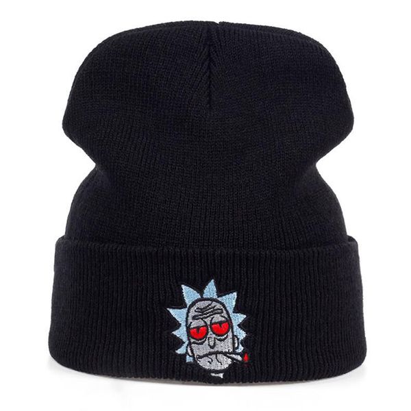 

hats/caps embroidery cartoon knitting beanies for men women ladies solid slouchy skullies beanie skating hip hop cap