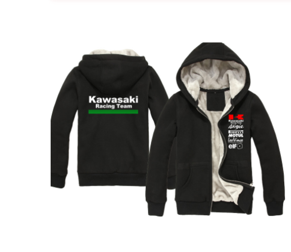 

2019 winter new racing team cotton jacket men's casual hoodie motocross thick coat motorcycle sweatshirts
