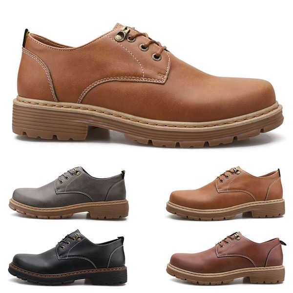 

2020 large size 38-44 new men's leather men's shoes overshoes british casual shoes espadrilles #37, Black