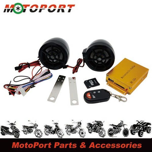 

black wireless remote control digital audio player motorcycle mp3