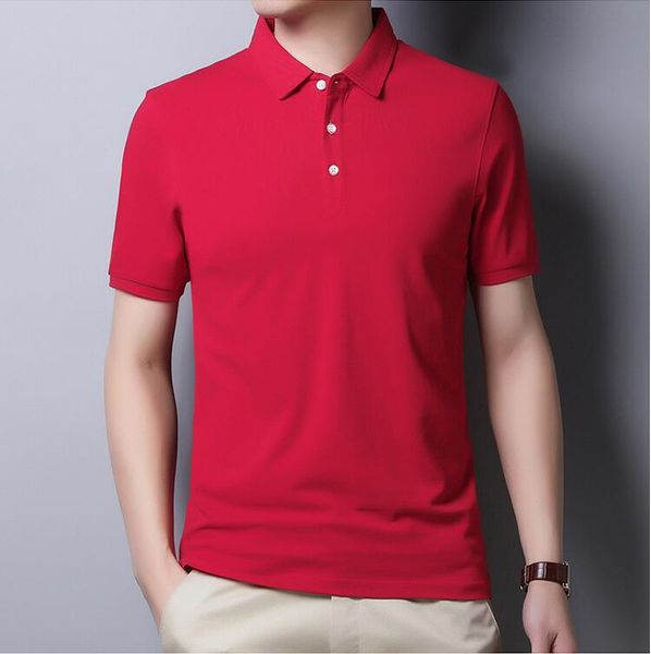 

2020 new pv9006 men summer short sleeve casual polo shirt men casual business brand pure cotton polo shirts men, White;black