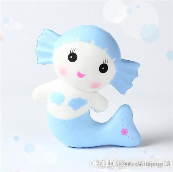 

lxh jumbo squishy pu mermaid slow воода cute kid squeeze игѬђка pressure relief soft gift release stress tool  наивног