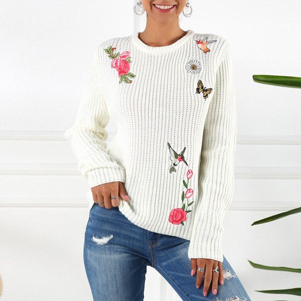 

women winter o neck solid long sleeve bow knitted sweaters casual blouse autumn winter women knitted sweater mujer c1111, White;black