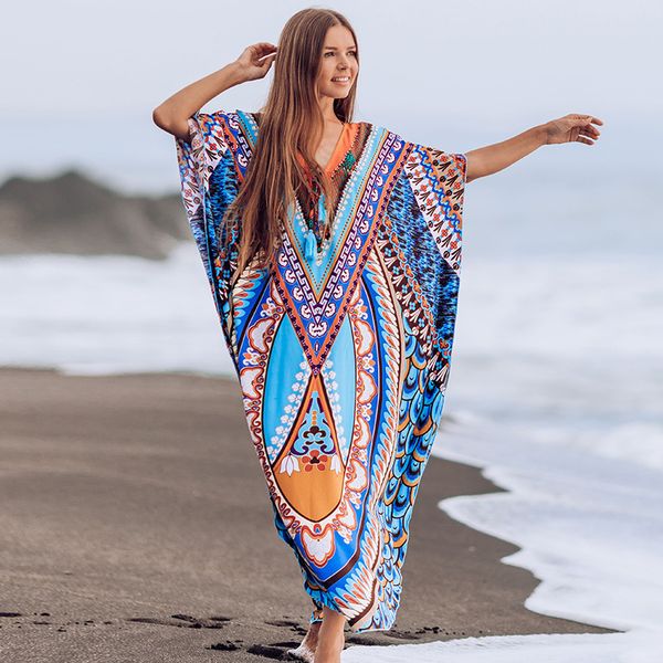 

women plus size kaftan swimsuit cover up beach caftan dresses