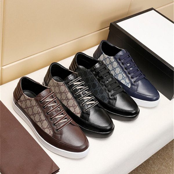 

new designs high black white leather tiger head embroidery casual shoes party shoes fashion g g luxuries sneakers for mens