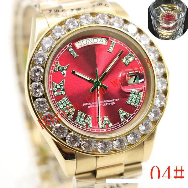 

20color роскошные алмазные часы 43 мм 2813 автоматическая водонепроницаемая серия мужские часы серебряный юбилей браслет памятный ремешок из, Slivery;brown