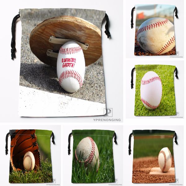 

custom the baseball drawstring bags travel storage mini pouch swim hiking toy bag size 18x22cm#0412-04-214