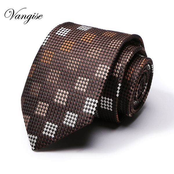 

brown check plaid ties for men casual cotton neck tie for wedding cravat neckties business men office group tie, Blue;purple