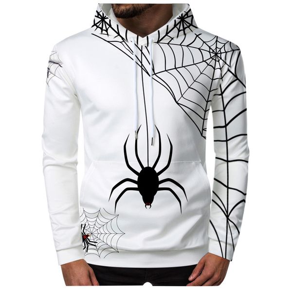 

fashion hoodies men fashion winter 3d printed long-sleeved hoodie coolsweatshirt halloween moletom feminino inverno 2019, Black