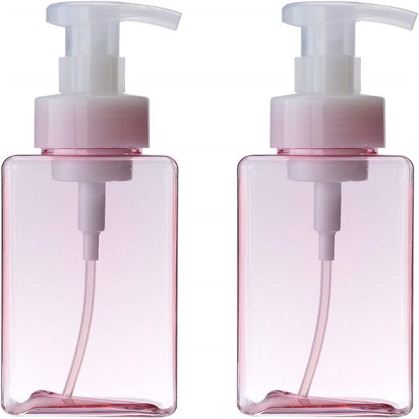 450ml 15oz Soap Soap Dispensers Petg Bomba Recipiente recarregável para banheiro Cozinha Liquid Hand Soap Dispenser