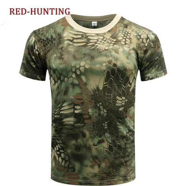 

2020 new camouflage short sleeve t-shirt tactical army camo summer shirt quick dry sze m-xxxl, Gray;blue