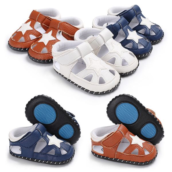 

baby boy and girl shoes summer 0-1 years old baby rubber soles foot sandals non-slip toddler shoes kids sandals prewalkers, Black;red