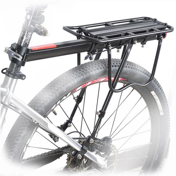 

bicycle bike rear rack quick release aluminum alloy frame carrier holder mount bb55