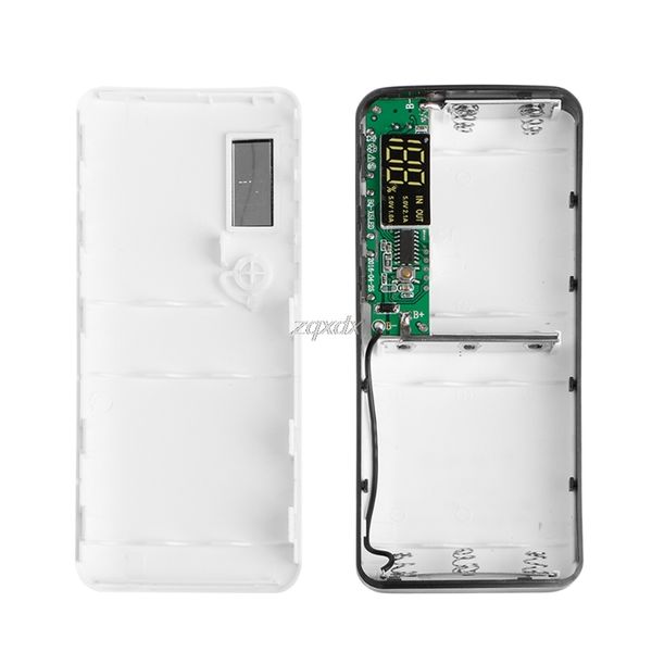 

3 usb ports 5x 18650 diy portable battery holder lcd display power bank case box case