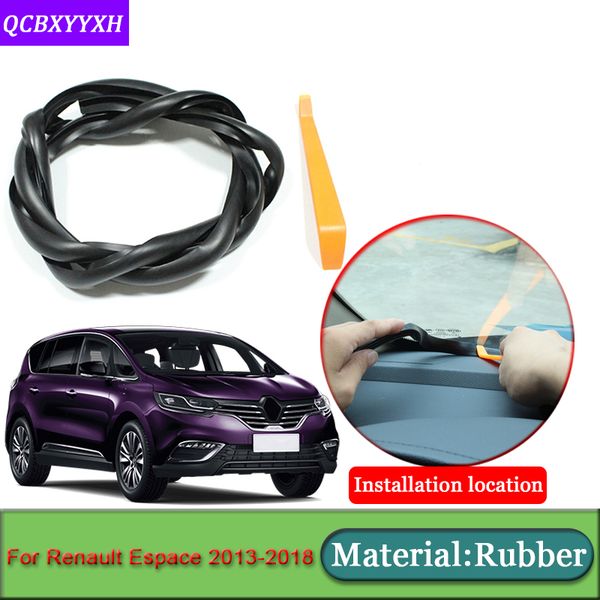 

car-styling for espace 2013-2018 anti-noise soundproof dustproof car dashboard windshield sealing strips car accessories