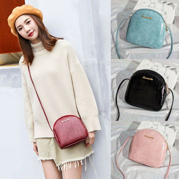 

women messenger bags fashion handbag portable diagonal bag wild personality solid color simple shoulder bag tote satchel handbag