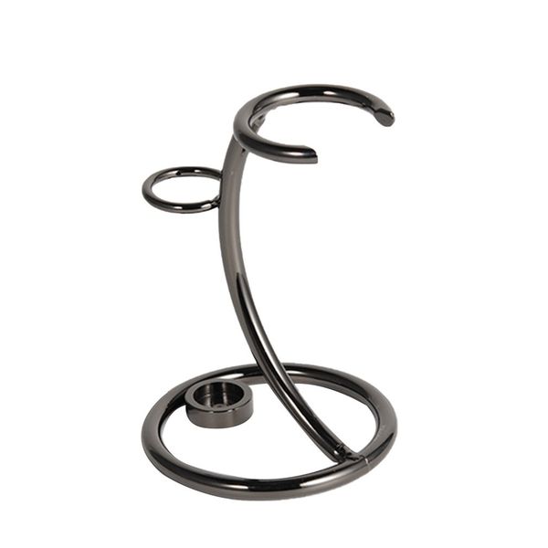 

37808 bend type iron alloy men's shaving brush holder razor storage rack razor holder hanging razor multifunction