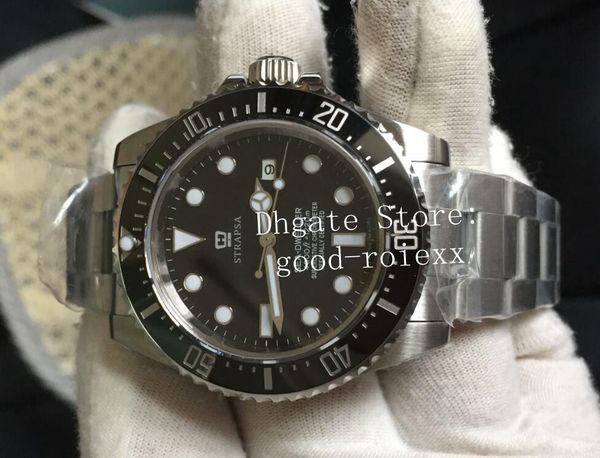 

new eta 2836 watch 40mm n factory v7 version mens automatic 116600 men black ceramic bezel sea dive dweller superlative perpetual watches, Slivery;brown
