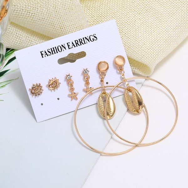 

simple set fashion tassel 3 piece setearrings combination wholesale, Golden;silver