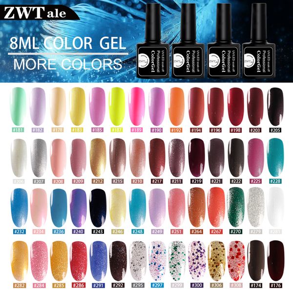 

vicce-love 8ml gel nail polish pure color semi permanent base need uv led lamp for manicure varnish paint hybrid nail gel, Red;pink