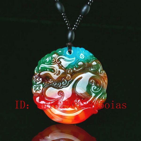 

1pc natural color hetian jade stone dragon pendant chinese jadeite jewelry charm reiki pixiu amulet hand carved gifts for women, Silver