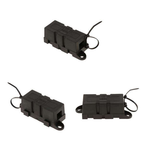 

3x mega fuse block/holder with cover for rv/van/truck/boat/yacht/marine