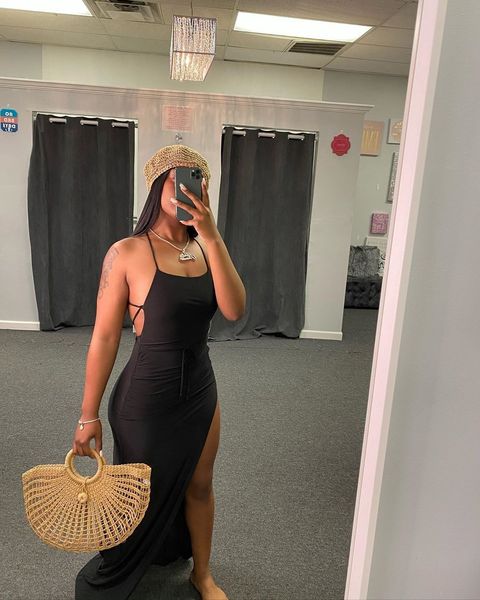 

20s womens dresses fashion summer sleeveless split dresses ladies casual dresses black color size s-xl, Black;gray