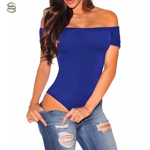 

short sleeve off shoulder stretchy bodysuit women bodycon slash neck bodysuits overalls romper body feminino, Black;white