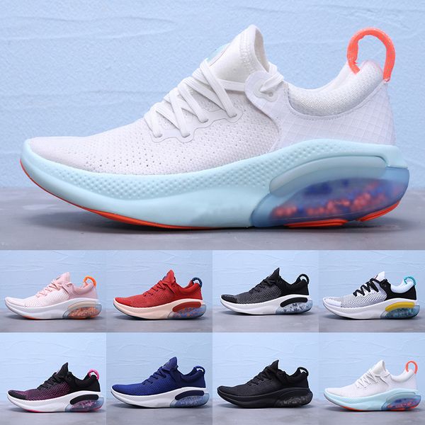 

designer joyride run climbing shoes for men womens react fly platinum tint university red racer blue core black triple black knit chaussures