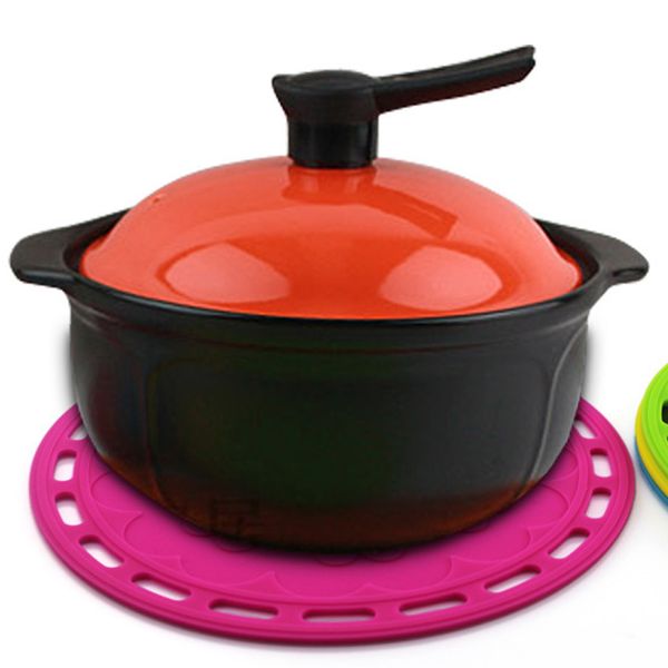 

silicone anti-slip casserole pad insulation mat home decorations kitchen accessories gadget